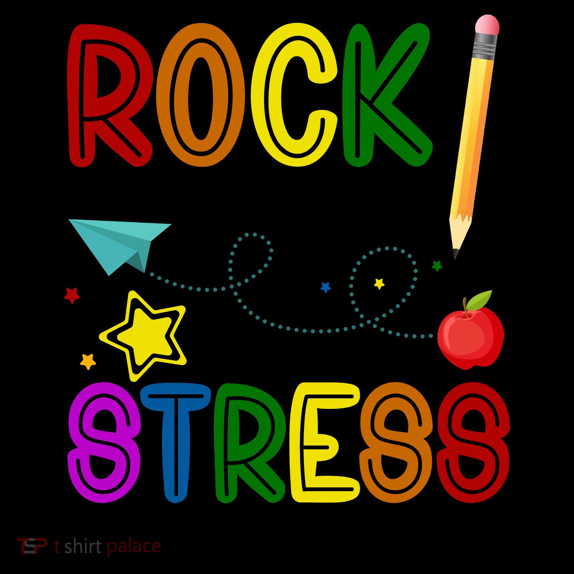 Rock The Test Don't Stress Just Do Your Best Educational Coffee Mug