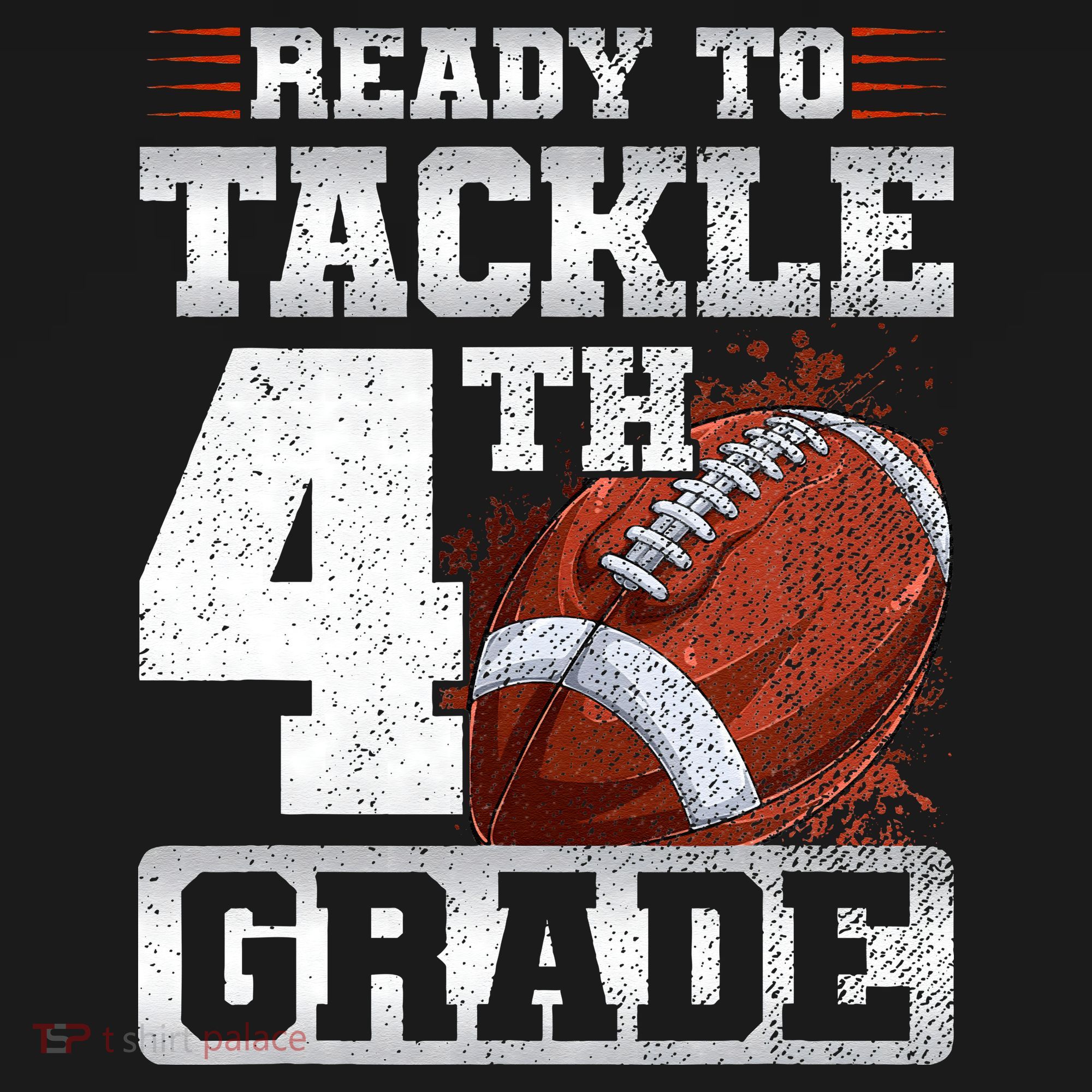 Ready To Tackle Fourth Grade First Day Of School Football Polo