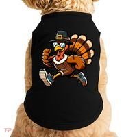 Running Turkey Turkey Trot Running Thanksgiving Doggie Tank thumb 0
