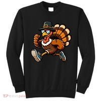 Running Turkey Turkey Trot Running Thanksgiving Sweatshirt thumb 0
