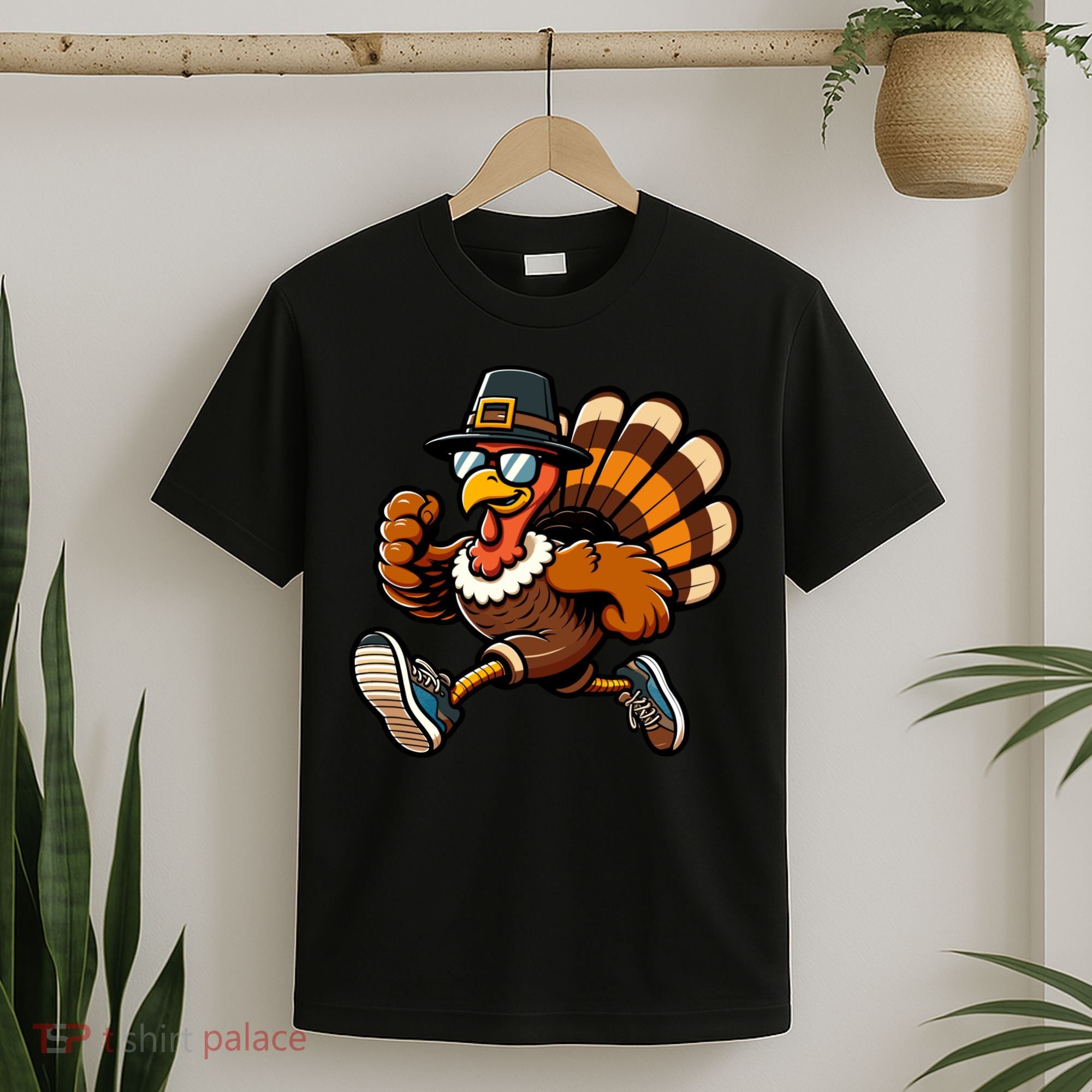Running Turkey Turkey Trot Running Thanksgiving T-Shirt