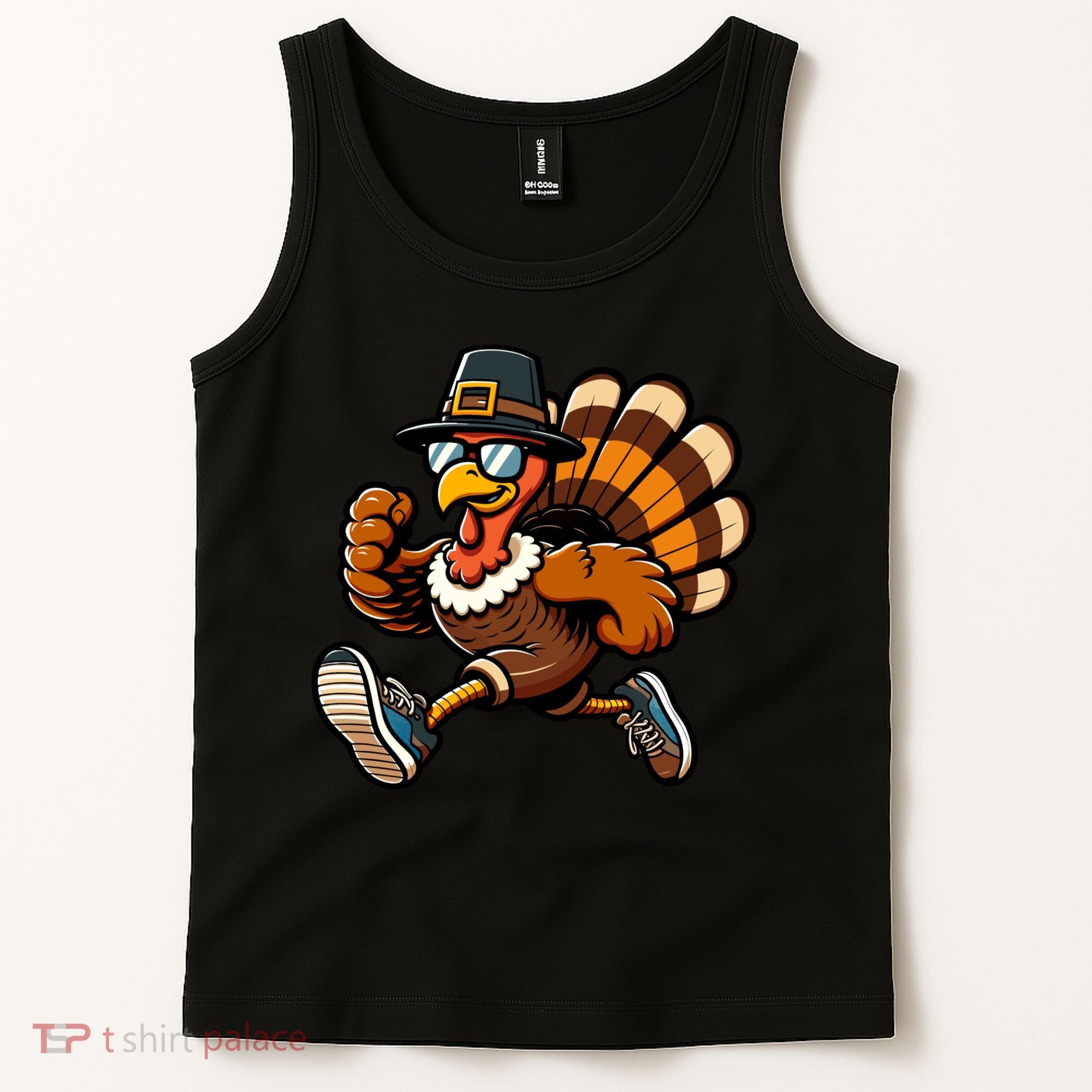 Running Turkey Turkey Trot Running Thanksgiving Tank Top
