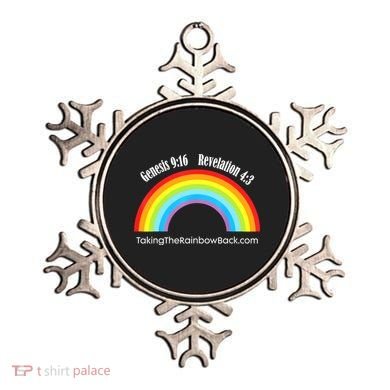 Revelation Taking The Rainbow Back Ornament