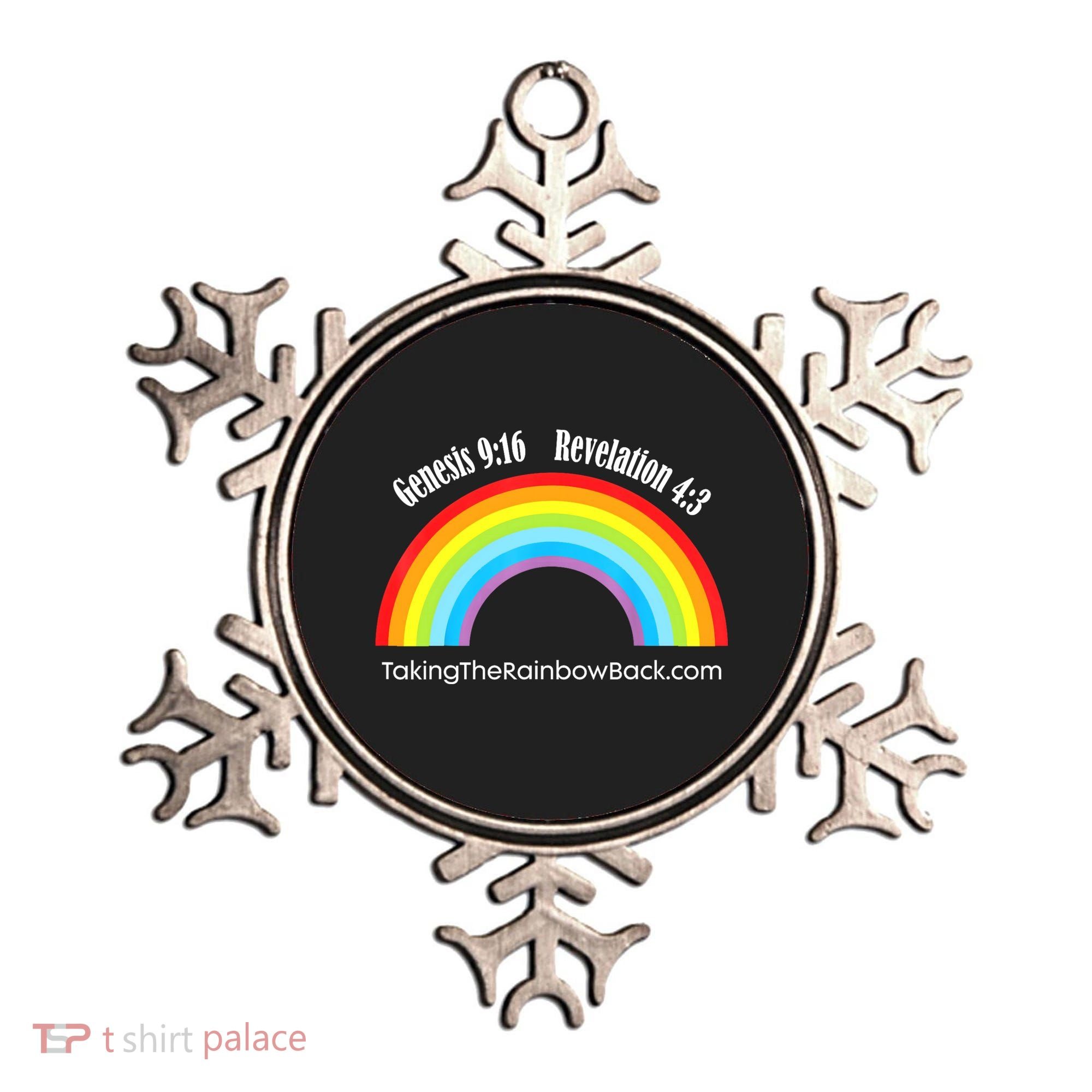 Revelation Taking The Rainbow Back Ornament