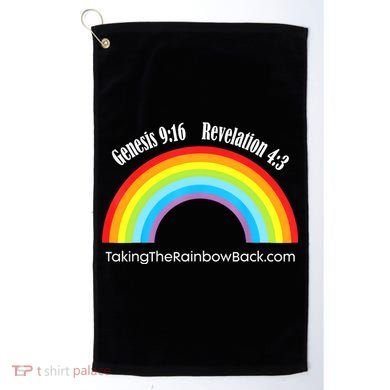 Revelation Taking The Rainbow Back Golf Towel