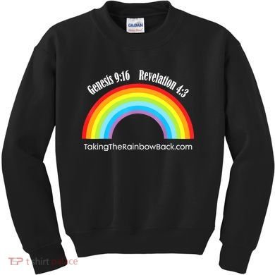 Revelation Taking The Rainbow Back Kids Sweatshirt