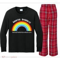Revelation Taking The Rainbow Back Kids Long Sleeve Plaid Pajama Set thumb 0