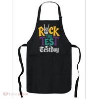 Rock The Test Testing Day Hand Skeleton Teacher Student Apron thumb 0