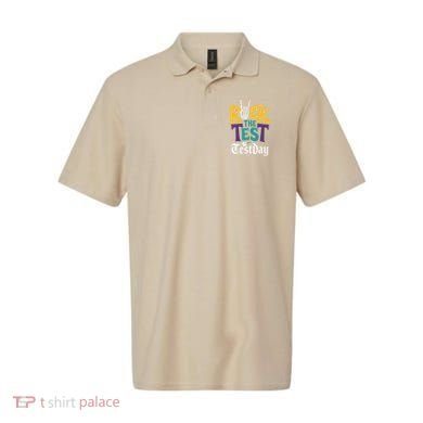 Rock The Test Testing Day Hand Skeleton Teacher Student Polo