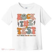 Rock The Test Dont Stress Just Do Your Best Teacher Retro Toddler T-Shirt thumb 0