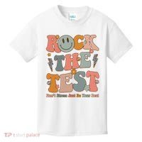 Rock The Test Dont Stress Just Do Your Best Teacher Retro Kids T-Shirt thumb 0