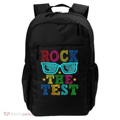 Rock The Test Testing Day Teacher Backpack