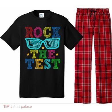 Rock The Test Testing Day Teacher Pajama Set