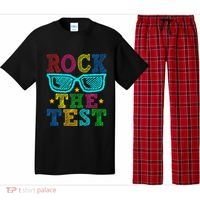 Rock The Test Testing Day Teacher Pajama Set thumb 0
