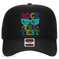 Rock The Test Testing Day Teacher Hat thumb 0