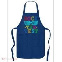 Rock The Test Testing Day Teacher Apron thumb 0