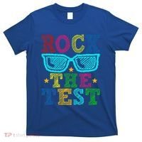 Rock The Test Testing Day Teacher T-Shirt thumb 0