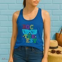 Rock The Test Testing Day Teacher Women's Tank Top thumb 2