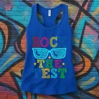 Rock The Test Testing Day Teacher Women's Tank Top thumb 3