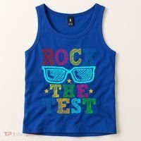 Rock The Test Testing Day Teacher Tank Top thumb 2
