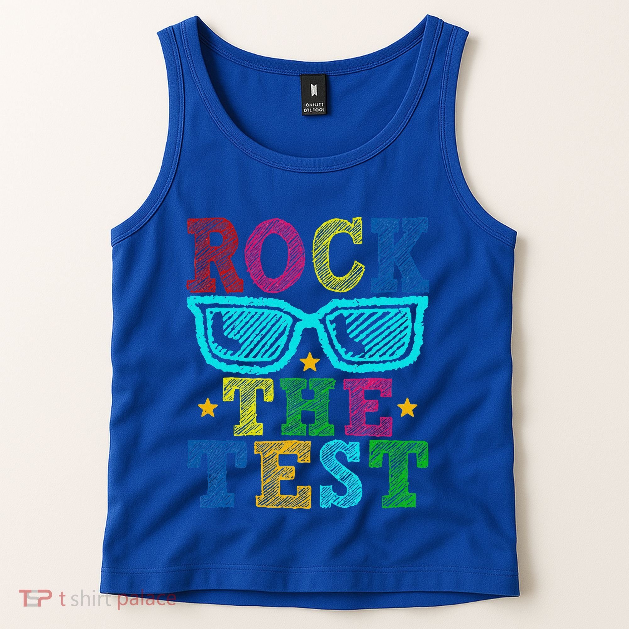 Rock The Test Testing Day Teacher Tank Top