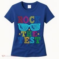 Rock The Test Testing Day Teacher Women's T-Shirt thumb 0