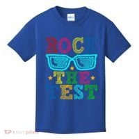 Rock The Test Testing Day Teacher Kids T-Shirt thumb 0