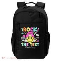 Rock The Test Testing Day Motivational Teachers Students Backpack thumb 0