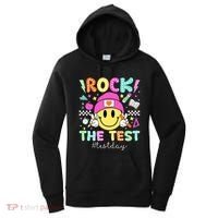 Rock The Test Testing Day Motivational Teachers Students Women's Hoodie thumb 0