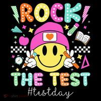 Rock The Test Testing Day Motivational Teachers Students Mousepad thumb 1