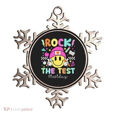 Rock The Test Testing Day Motivational Teachers Students Ornament