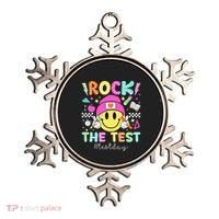 Rock The Test Testing Day Motivational Teachers Students Ornament thumb 0