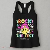 Rock The Test Testing Day Motivational Teachers Students Women's Tank Top thumb 3