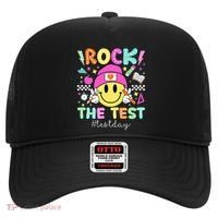 Rock The Test Testing Day Motivational Teachers Students Hat thumb 0