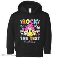 Rock The Test Testing Day Motivational Teachers Students Toddler Hoodie thumb 0