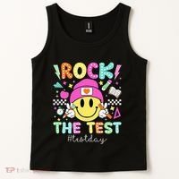 Rock The Test Testing Day Motivational Teachers Students Tank Top thumb 2