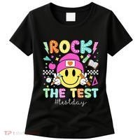 Rock The Test Testing Day Motivational Teachers Students Women's T-Shirt thumb 0