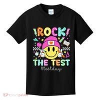 Rock The Test Testing Day Motivational Teachers Students Kids T-Shirt thumb 0