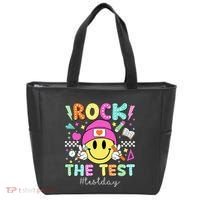 Rock The Test Testing Day Motivational Teachers Students Tote Bag thumb 0
