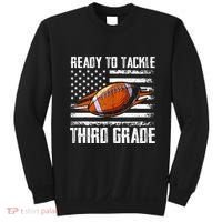 Ready To Tackle Third Grade Football Happy First School Day Sweatshirt thumb 0