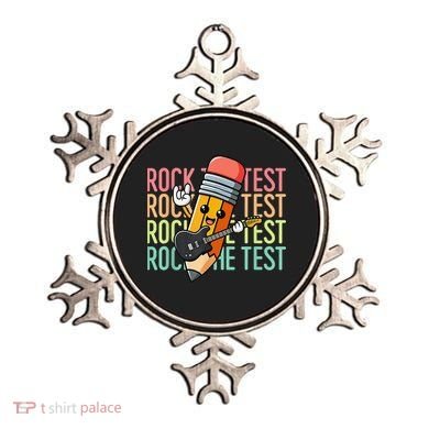 Rock The Test Dont Stress Just Do Your Best Teacher Testing Ornament