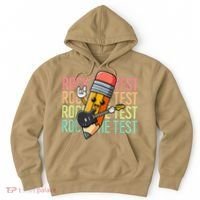 Rock The Test Dont Stress Just Do Your Best Teacher Testing Hoodie thumb 0