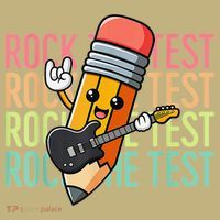 Rock The Test Dont Stress Just Do Your Best Teacher Testing Sweatshirt thumb 2