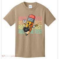 Rock The Test Dont Stress Just Do Your Best Teacher Testing Kids T-Shirt thumb 0