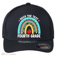 Rock The Test Day 4th Grade Teacher Fourth Grade Testing Flexfit Unipanel Trucker Cap thumb 0