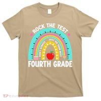 Rock The Test Day 4th Grade Teacher Fourth Grade Testing T-Shirt thumb 0