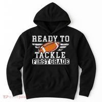 Ready To Tackle First Grade Football First Day Of School Hoodie thumb 0