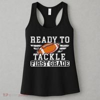 Ready To Tackle First Grade Football First Day Of School Women's Tank Top thumb 3