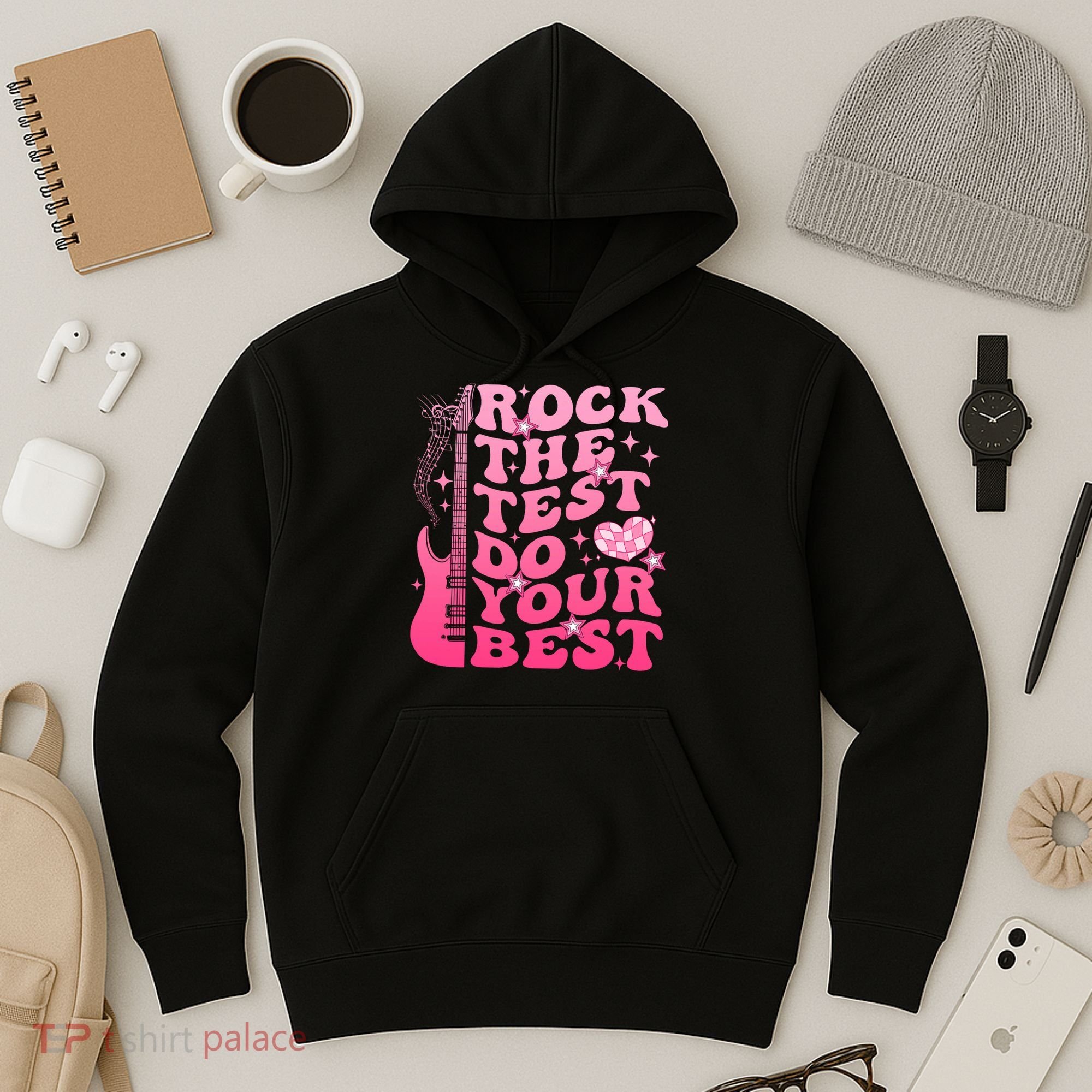 Rock The Test Do Your Best Testing Day For Teacher Student  Hoodie