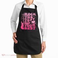 Rock The Test Do Your Best Testing Day For Teacher Student  Apron thumb 2